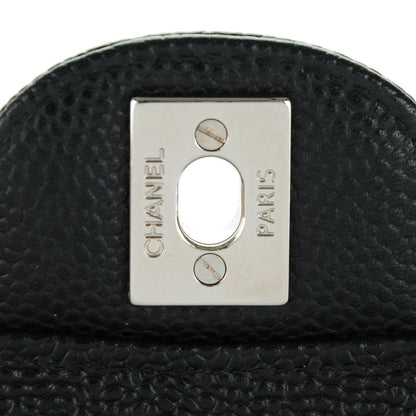 Chanel Caviar Quilted Medium Double Flap Black 6 of 8