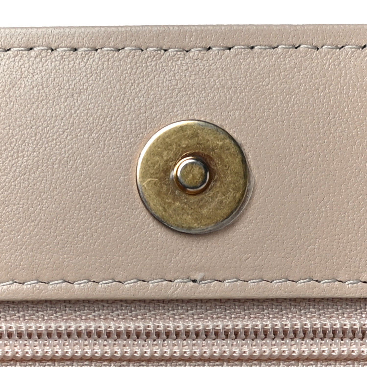 Chanel Lambskin Quilted Chanel 19 Wallet On Chain WOC Beige 11 of 12