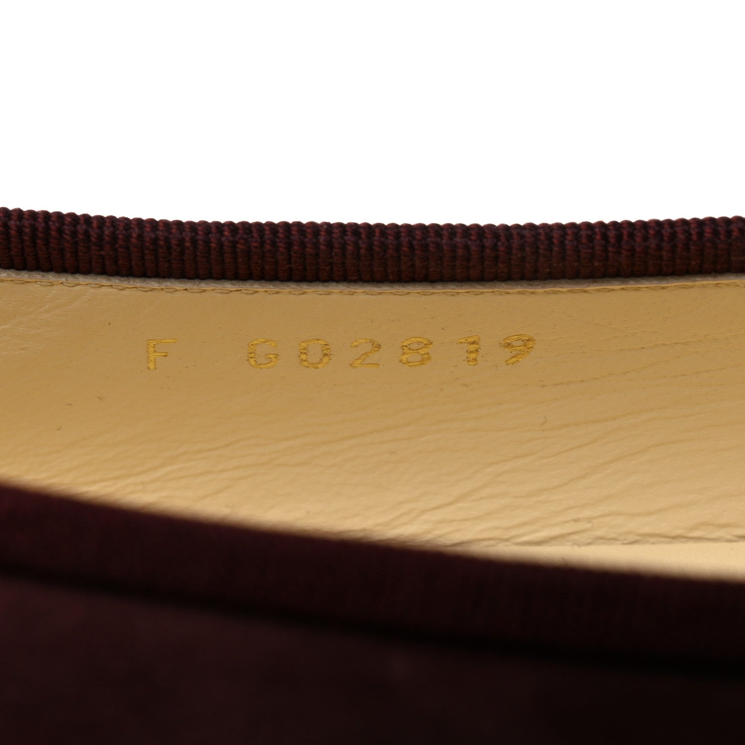 Chanel Suede Cap Toe CC Ballerina Flats 36.5 Burgundy 6 of 9