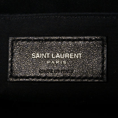 Saint Laurent Calfskin Matelasse Monogram Lou Camera Bag Red 6 of 9