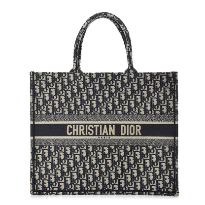 Christian Dior Oblique Book Tote Blue Multicolor 1 of 9