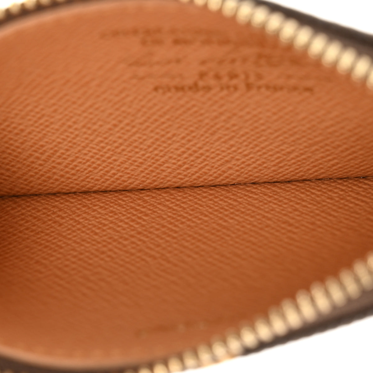 Monogram Origine Key Pouch  Dark Chocolate