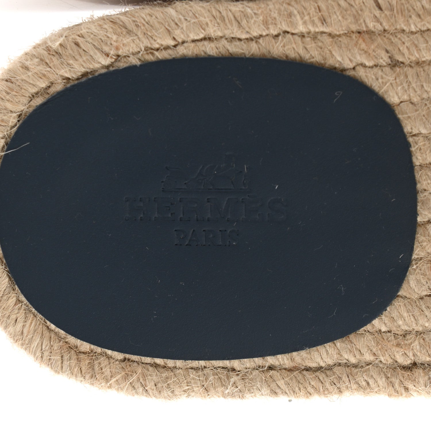 Hermes Denim Canvas Antigua Espadrille Sandals 40 Bleu Clair 7 of 9