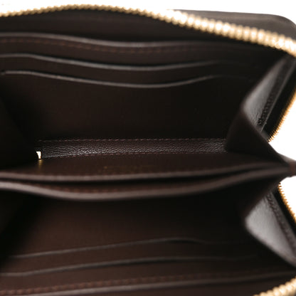Louis Vuitton Snakeskin Monogram Zippy Padlock Coin Purse Brown 5 of 7