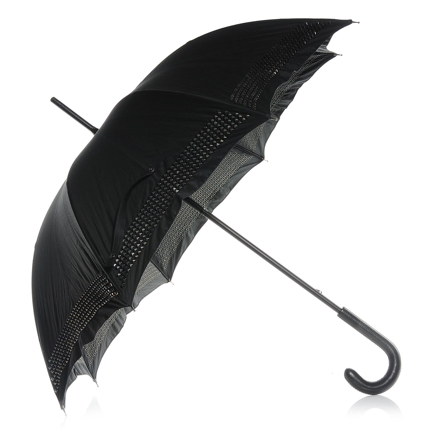 Burberry Waterloo Studded Umbrella Black 1 of 4