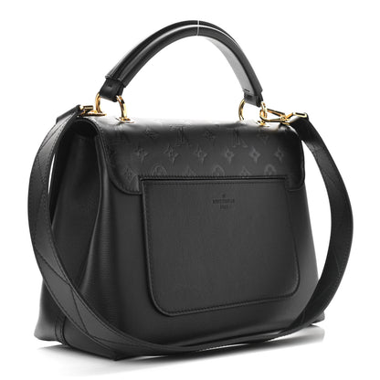 Louis Vuitton Calfskin Monogram Very One Handle Black 3 of 10