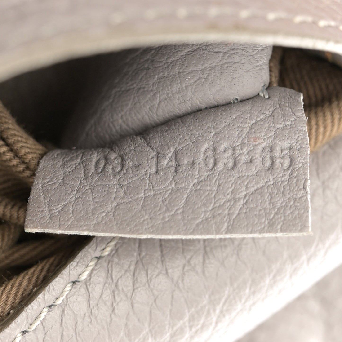 Calfskin Medium Marcie Round Crossbody Bag Cashmere Grey