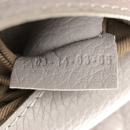 Chloe Calfskin Medium Marcie Round Crossbody Bag Cashmere Grey 7 of 17