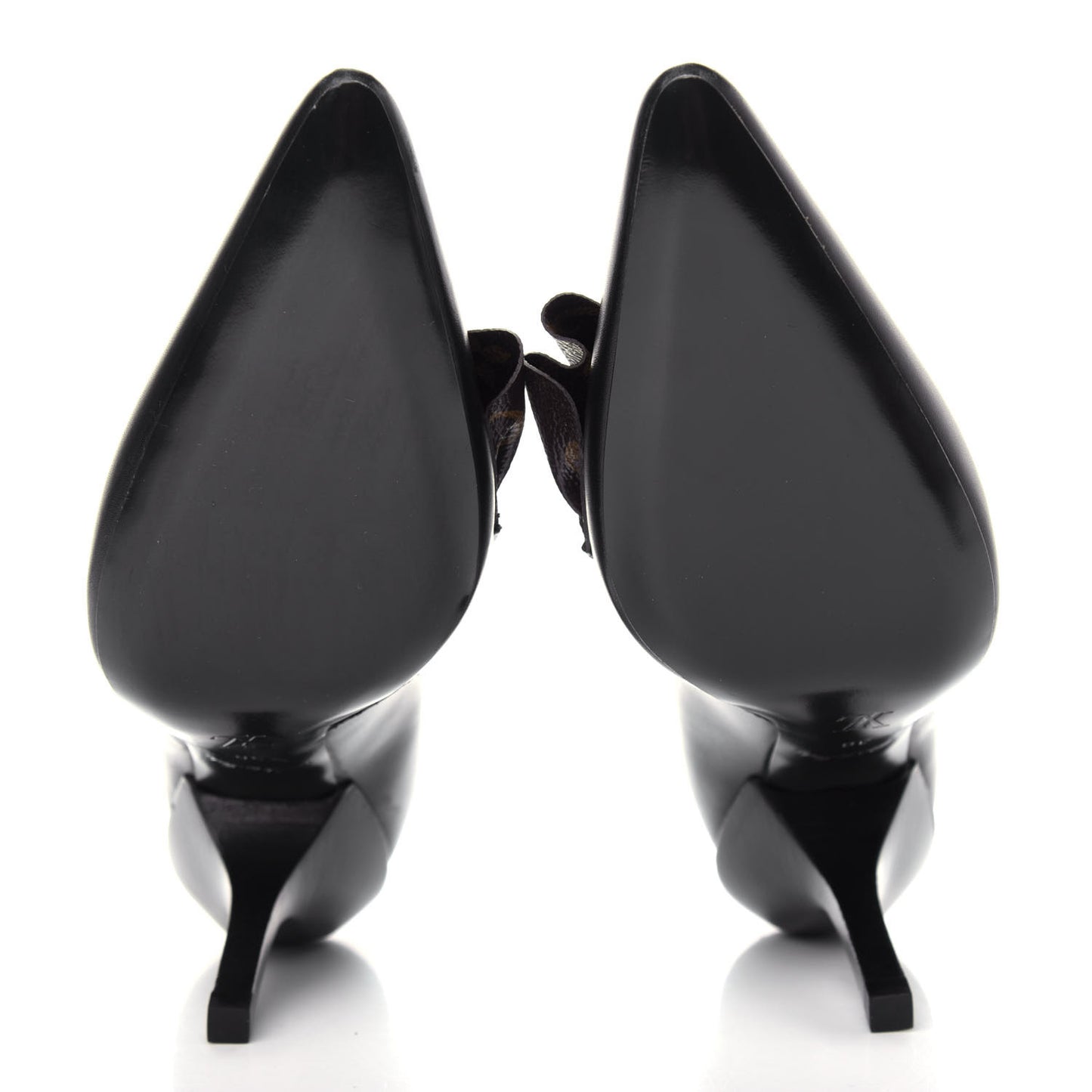 Calfskin Monogram Janet Ankle Boots 38 Black
