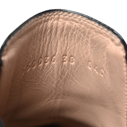 Gucci Calfskin Crystal GG Trip Chelsea Ankle Boots 38 Black 8 of 18