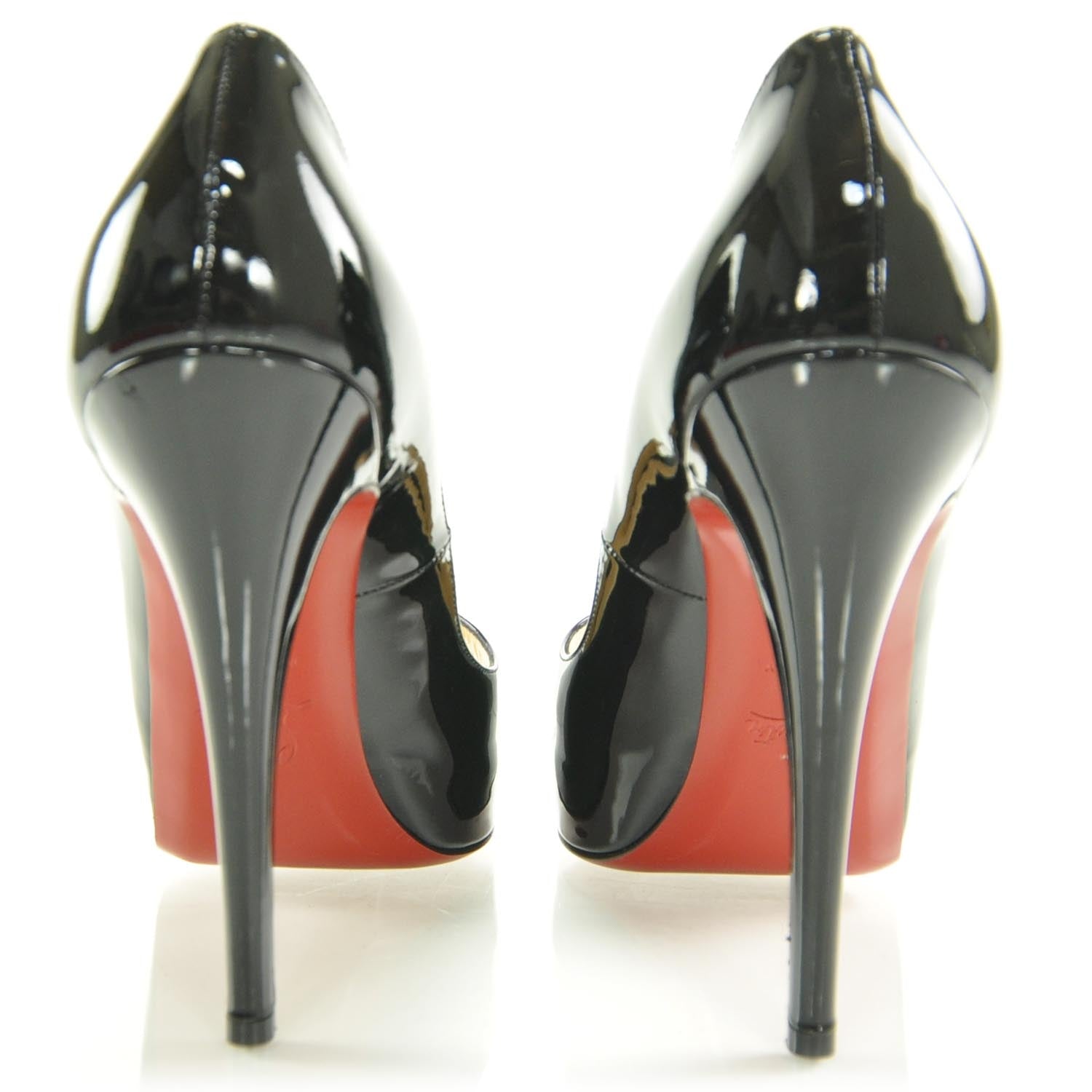 Christian Louboutin Patent Very Prive 120 Pumps 39 Black 3 of 6