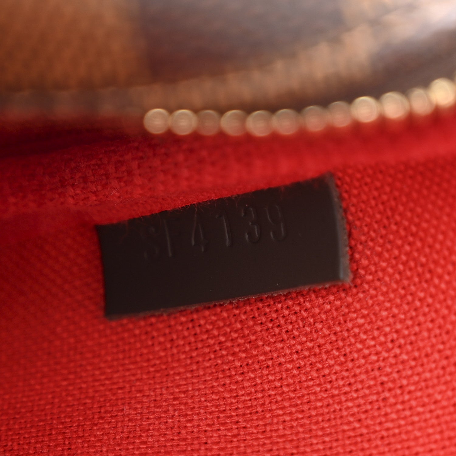 Louis Vuitton Damier Ebene 2019 Christmas Animation Mini Pochette Accessories Red 7 of 9
