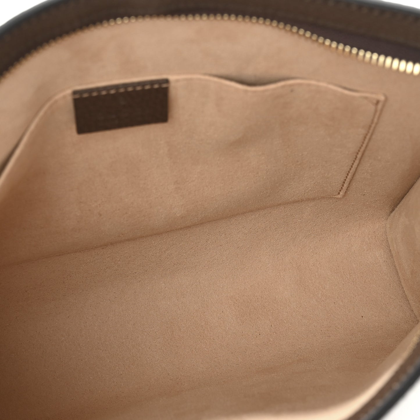 GG Supreme Monogram Web Ophidia Pouch Brown