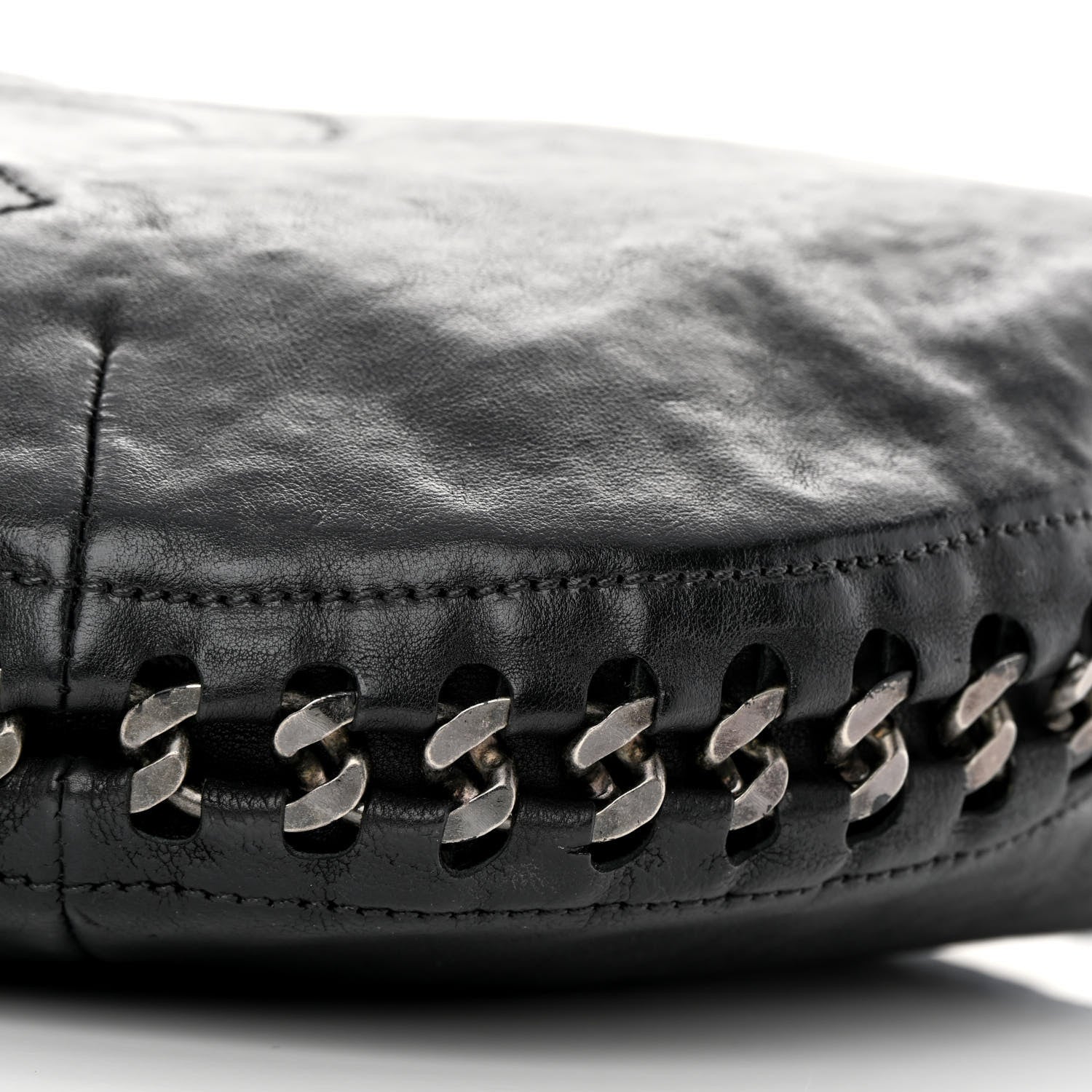 Chanel Calfskin Modern Chain Hobo Black 10 of 12