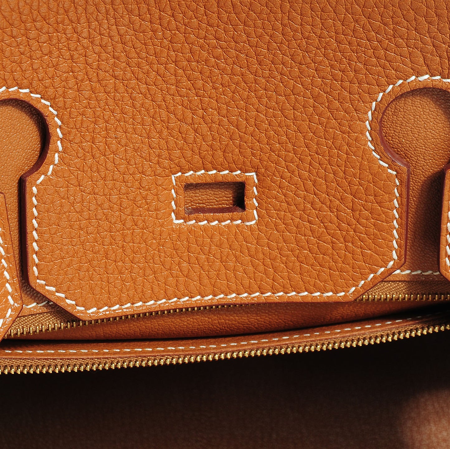 Taurillon Clemence Birkin 35 Gold