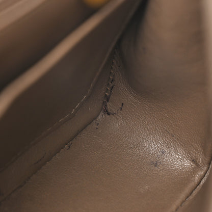 Chanel Lambskin Quilted Medium Single Flap Beige 15 of 27