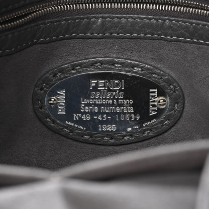 Fendi Cuoio Romano Selleria Lei Boston Tote Asfalto 6 of 11