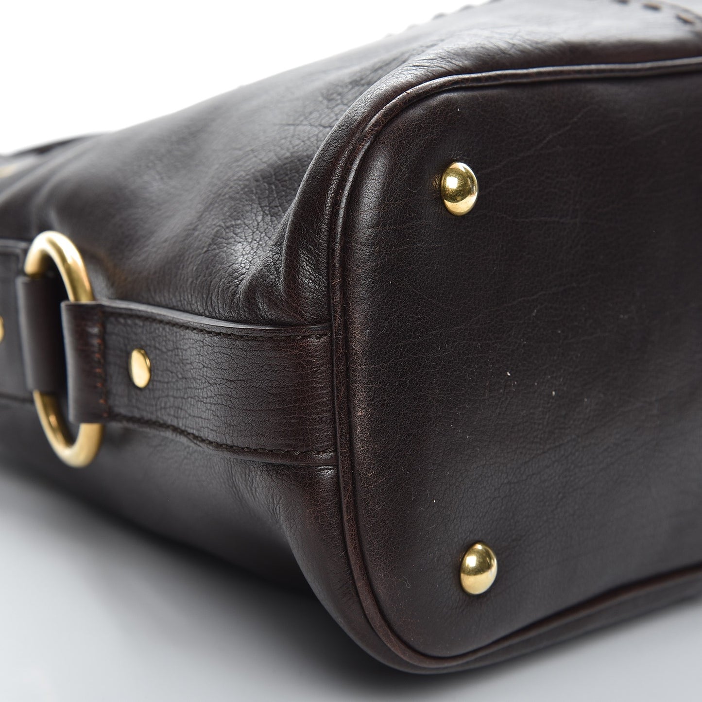 Calfskin Large Muse Dark Brown
