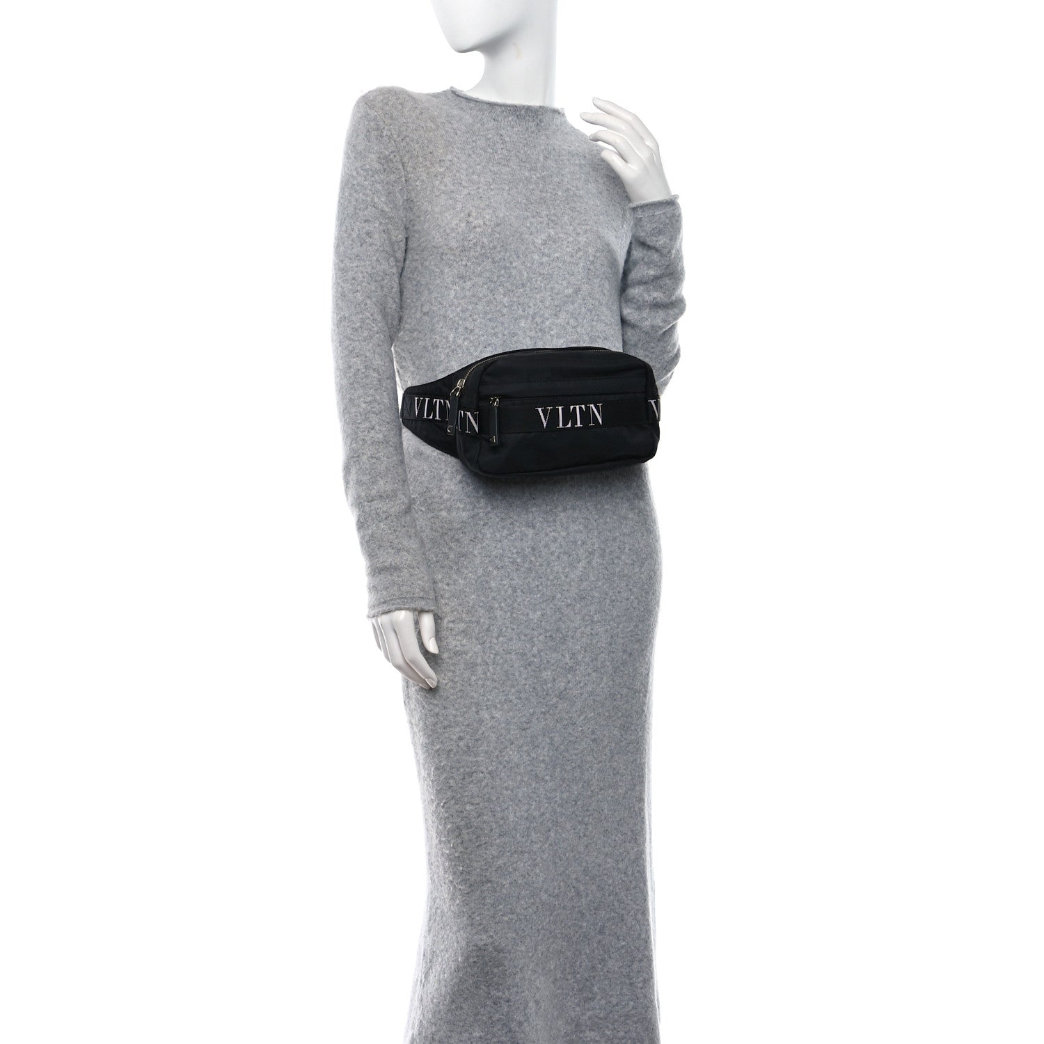 Valentino Garavani Nylon VLTN Belt Bag Black 3 of 8