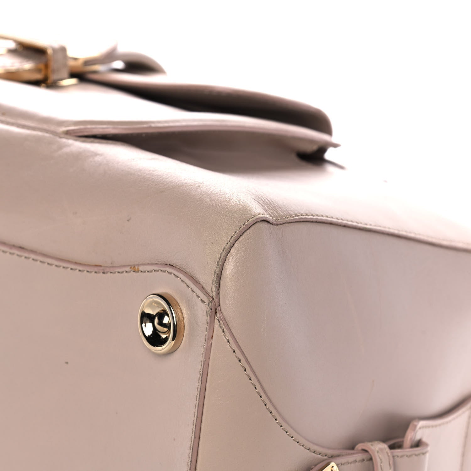 Jimmy Choo Calfskin Tahula Satchel Pale Pink 8 of 13