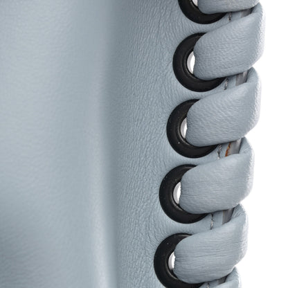 Fendi Nappa Lace Up Mini Peekaboo Iconic Satchel Azzurro Polvere 15 of 15