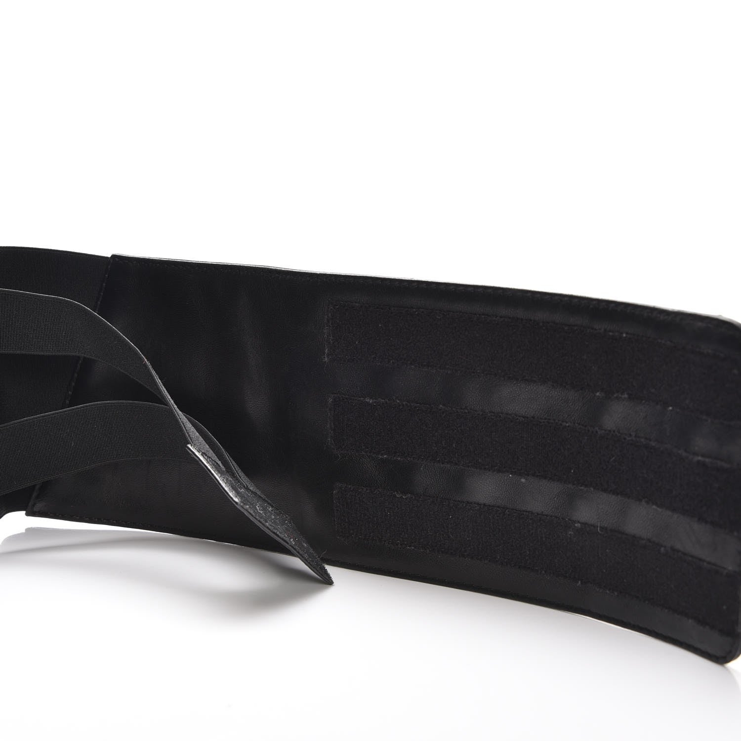 Chanel Lambskin Quilted Wide Belt Black M 8 of 10