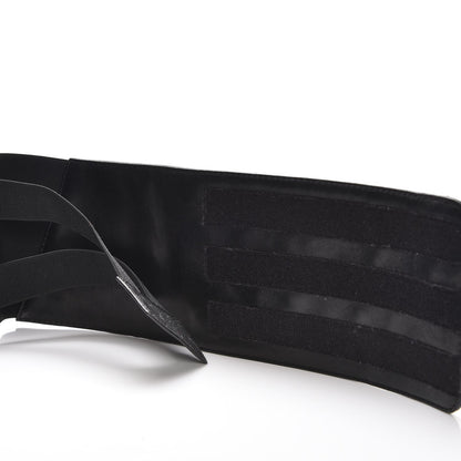 Chanel Lambskin Quilted Wide Belt Black M 8 of 10
