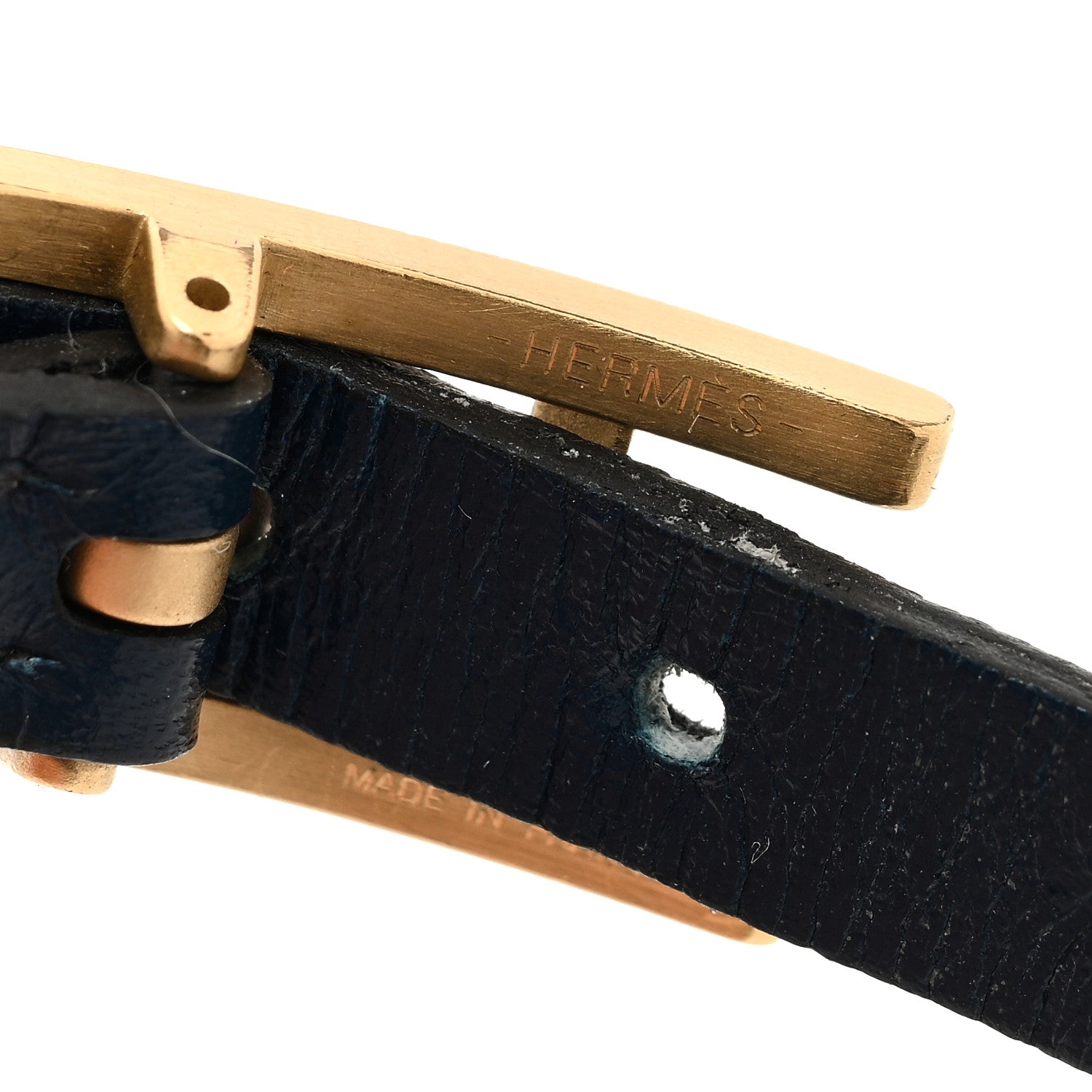 Hermes Swift Behapi Single Tour Bracelet S Black Bleu Saphir 4 of 5