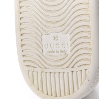 Gucci Calfskin Interlocking G Womens New Ace Sneakers 41 White Red Flame Green 7 of 9
