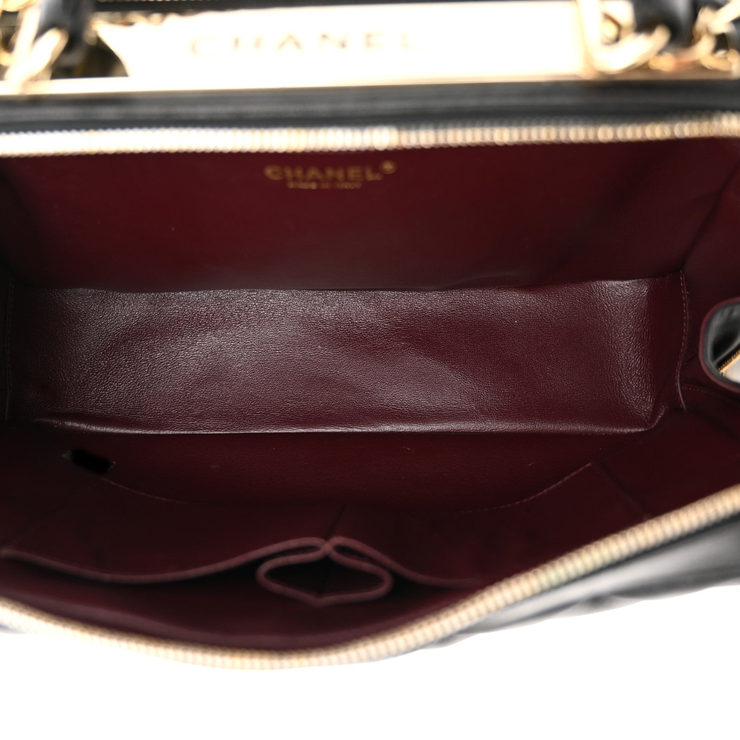 Chanel Lambskin Quilted Large Trendy CC Bowling Bag Black 6 of 13