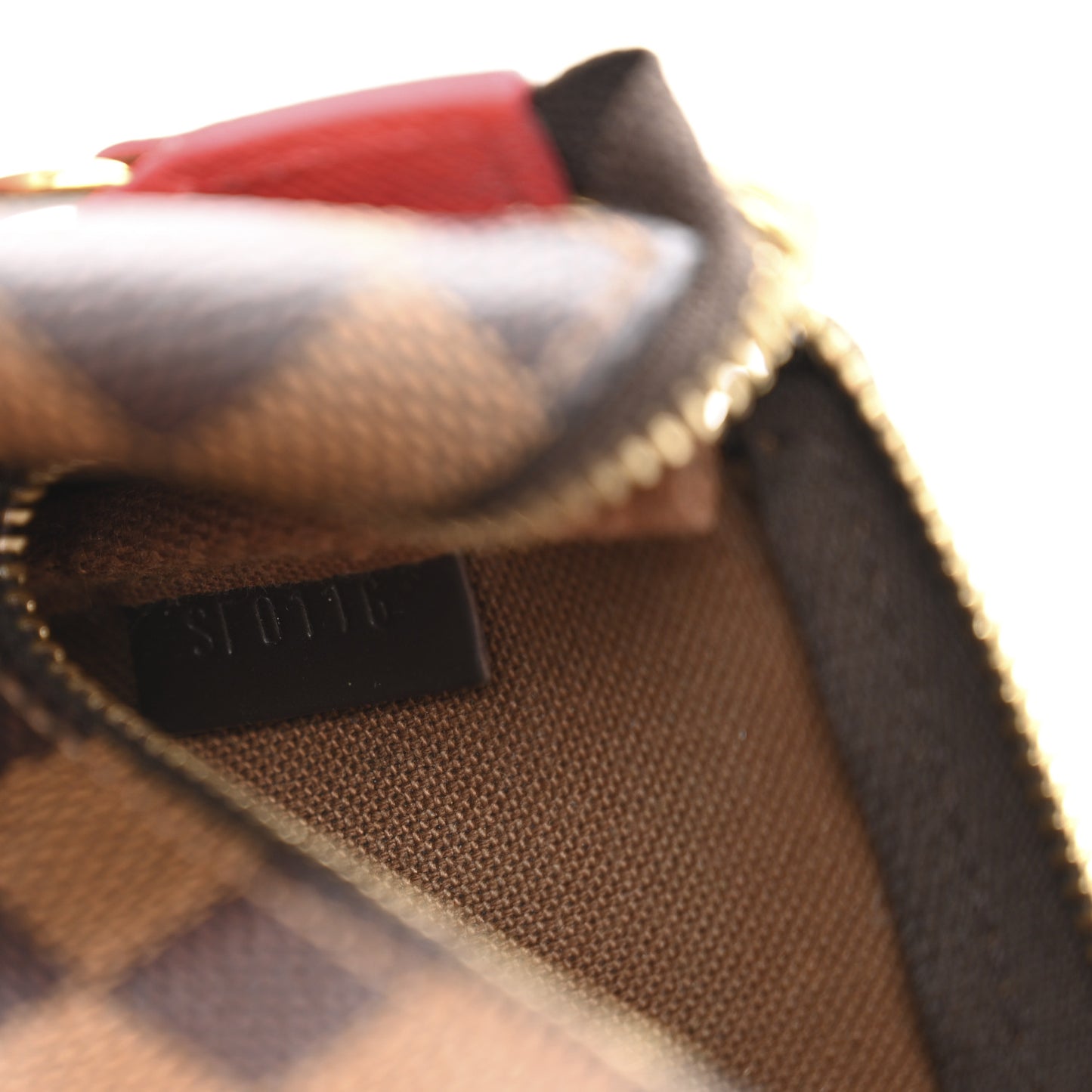 Damier Ebene 2015 Christmas Animation Mini Pochette Accessories