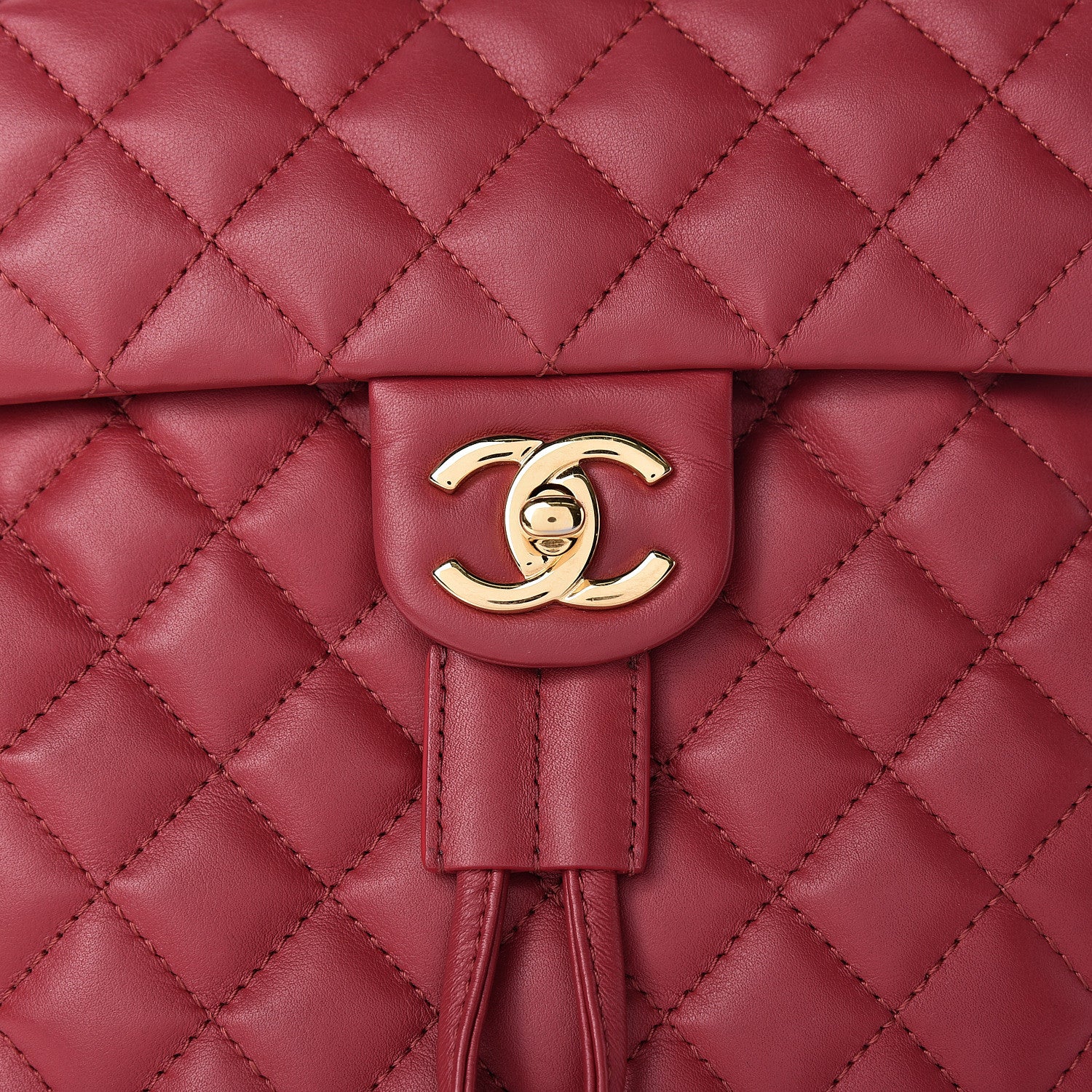 Chanel Lambskin Quilted Small Urban Spirit Backpack Red 8 of 11