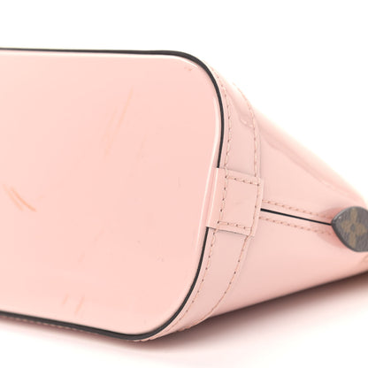 Louis Vuitton Vernis Monogram Alma Mini Rose Ballerine 9 of 9
