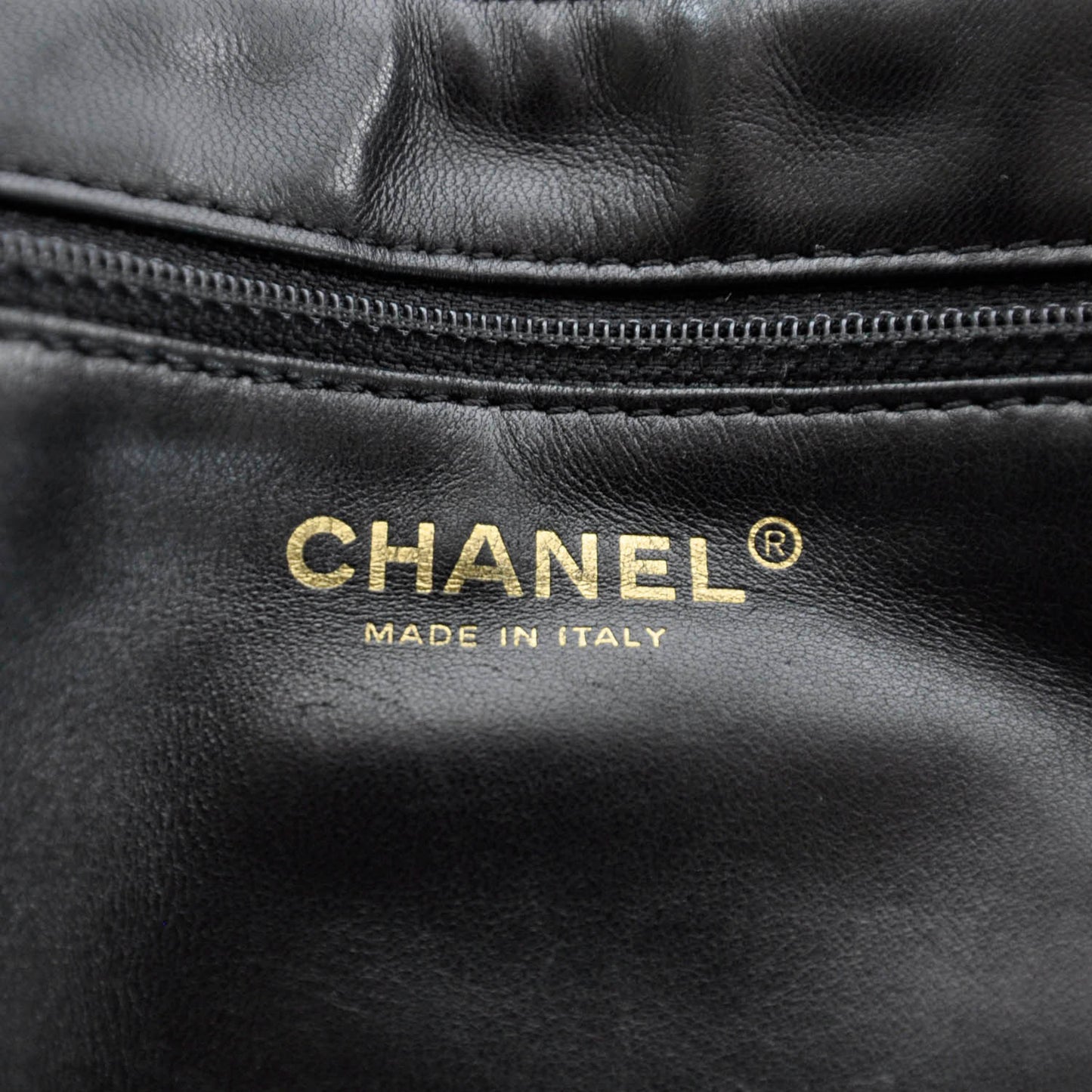 Suede Quilted CC Handbag Black