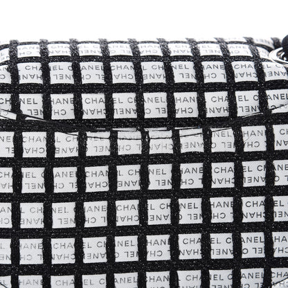Chanel Ribbon Tweed Small Single Flap Black White 11 of 17