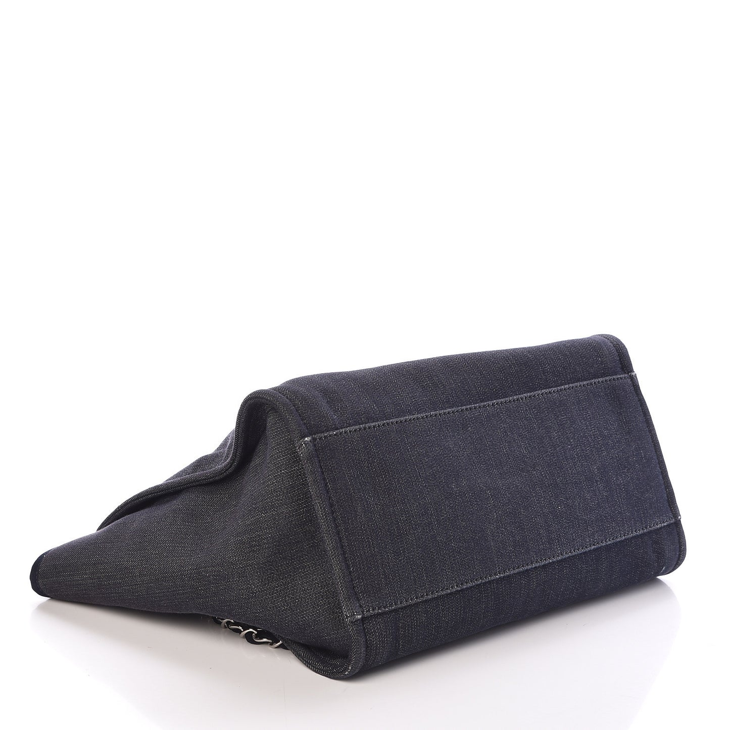 Denim Large Deauville Tote Dark Blue