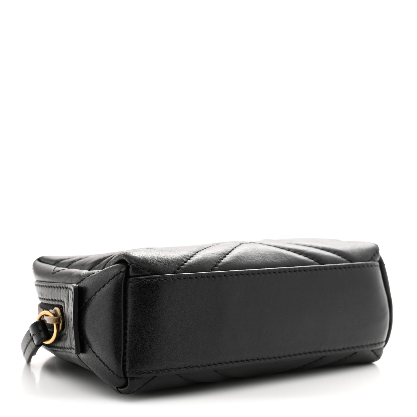 Calfskin Matelasse GG Marmont Cosmetic Case Black