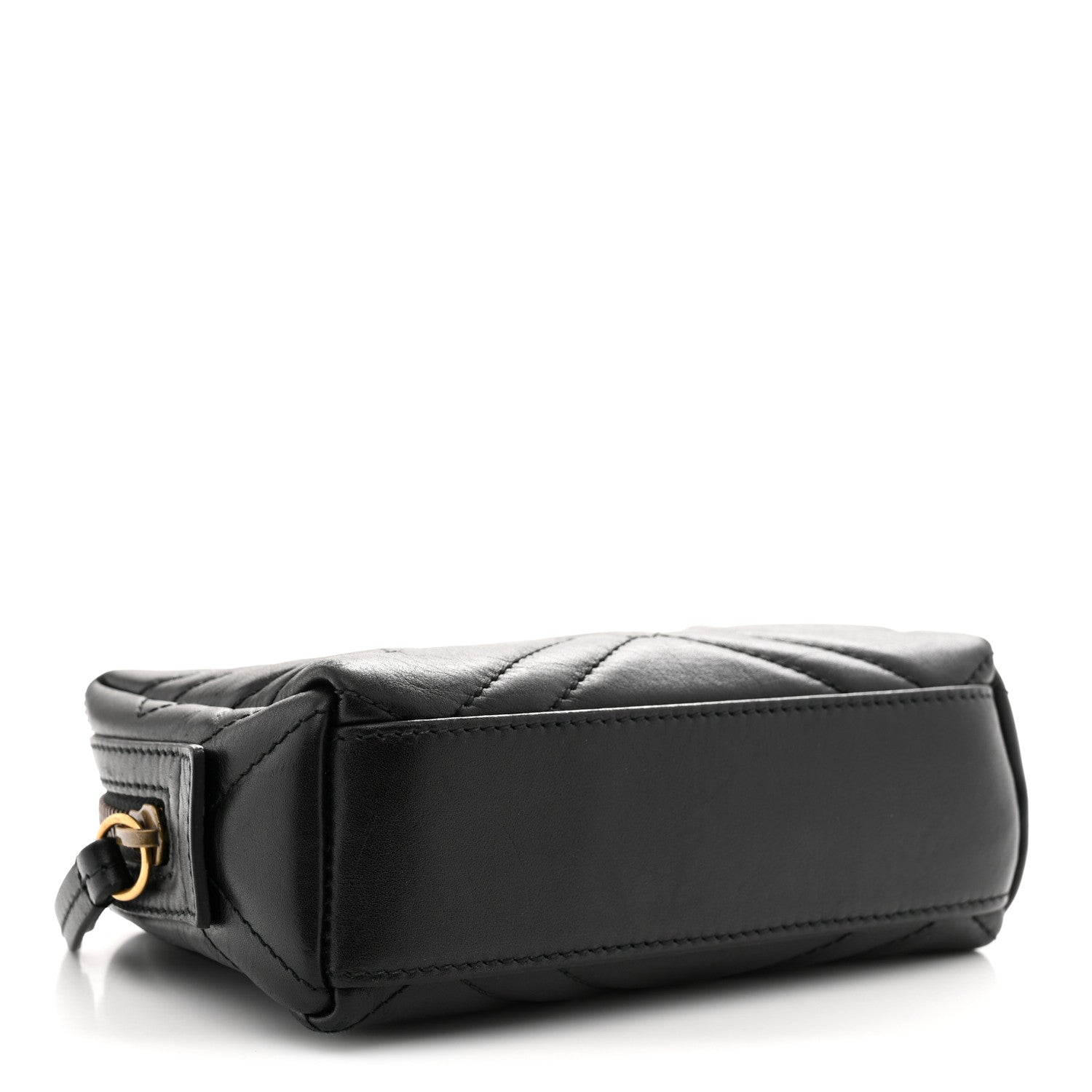 Gucci Calfskin Matelasse GG Marmont Cosmetic Case Black 4 of 10