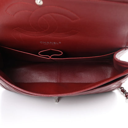 Chanel Caviar Quilted Jumbo Double Flap Dark Red 5 of 15