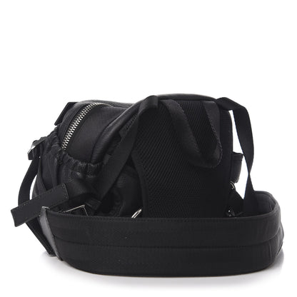 Alexander Wang Pebbled Deerskin Mesh Snap Embellished Convertible Shoulder Bag Black 3 of 9