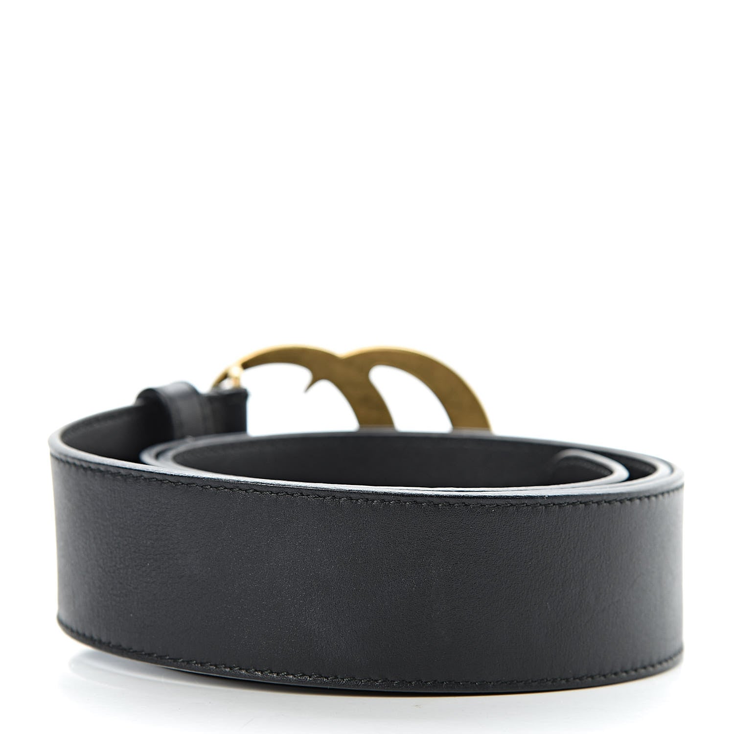 Gucci Calfskin Double G 40mm Belt 85 34 Black 3 of 6