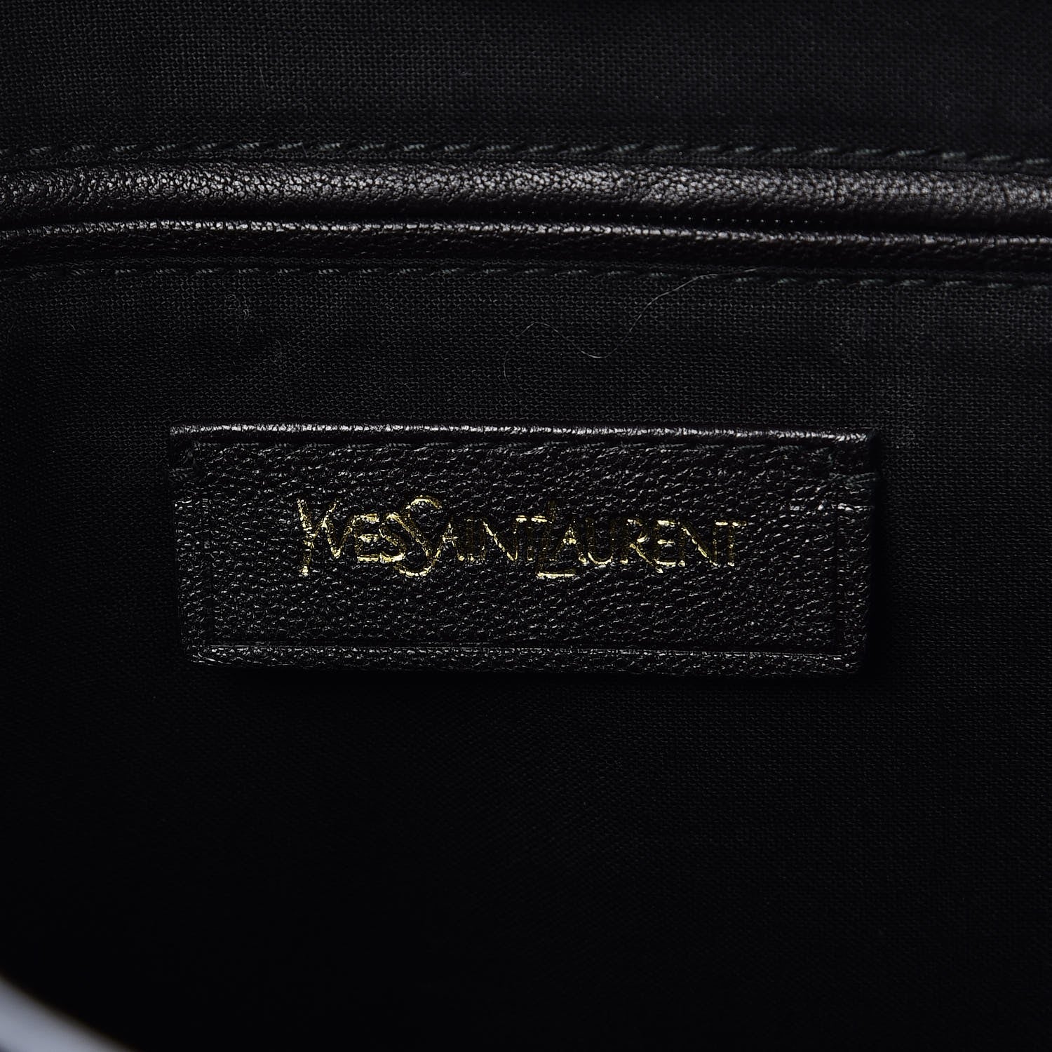 Saint Laurent Sheepskin Large Cabas ChYc Black 6 of 8