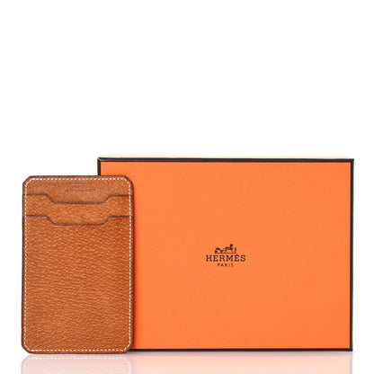 Hermes Barenia Faubourg City 3CC Card Holder Fauve 9 of 9
