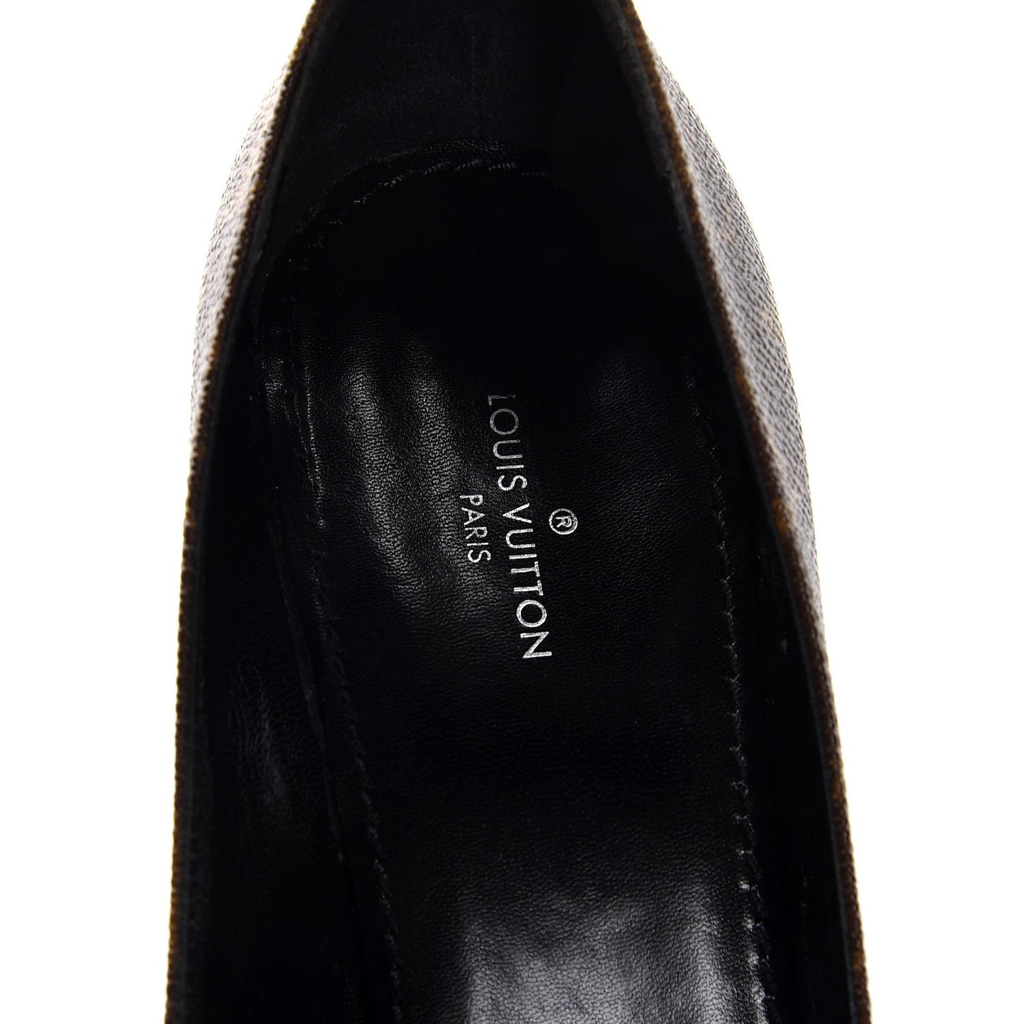 Patent Monogram Fetish Pumps 36