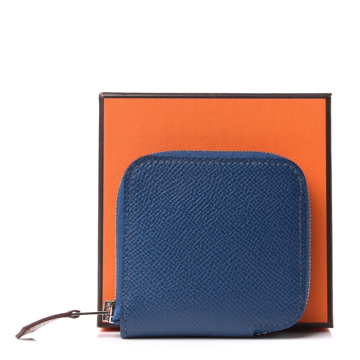 Epsom Silk'in Coin Purse Deep Bleu