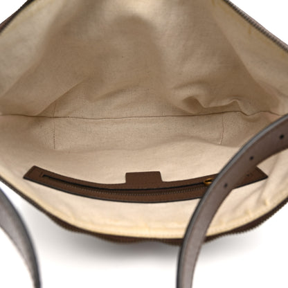 Gucci GG Supreme Monogram Web Small Ophidia Half Moon Hobo Brown 5 of 11