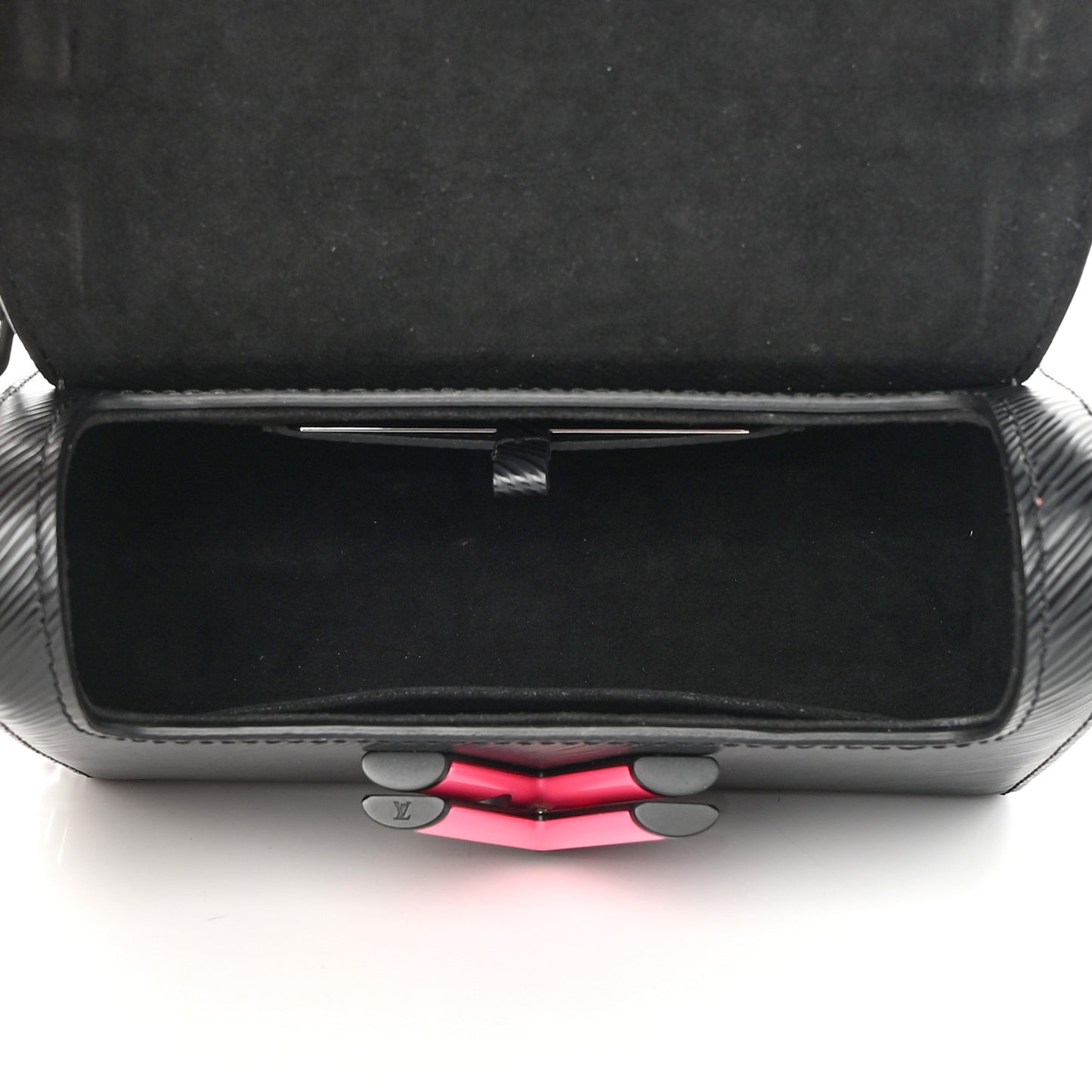 Epi Twist Shoulder Bag PM Black Pink