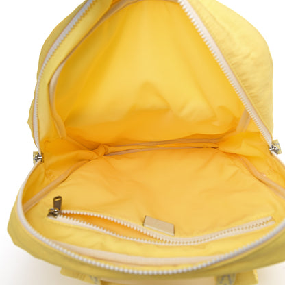 Gucci Nylon Twill Blind For Love Interlocking G Backpack Pastel Yellow Multicolor 4 of 9