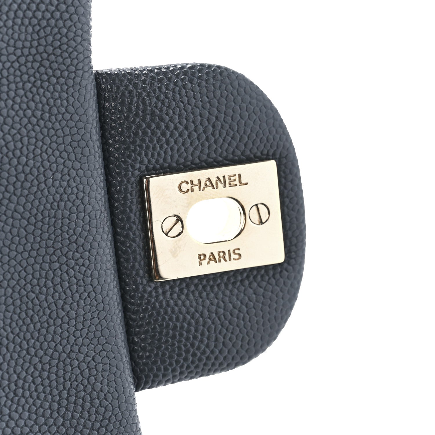 Chanel Caviar Quilted Mini Rectangular Flap Dark Grey 7 of 12