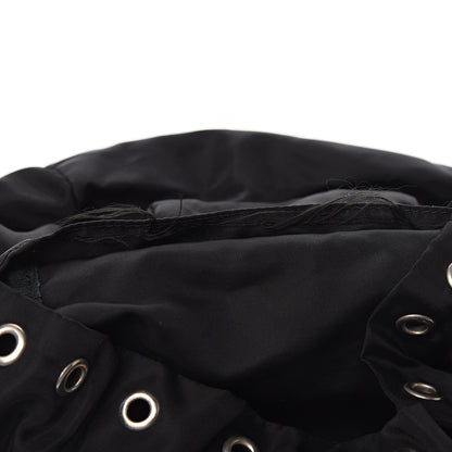 Prada Tessuto Nylon Vela Small Double Buckle Backpack Black 6 of 10